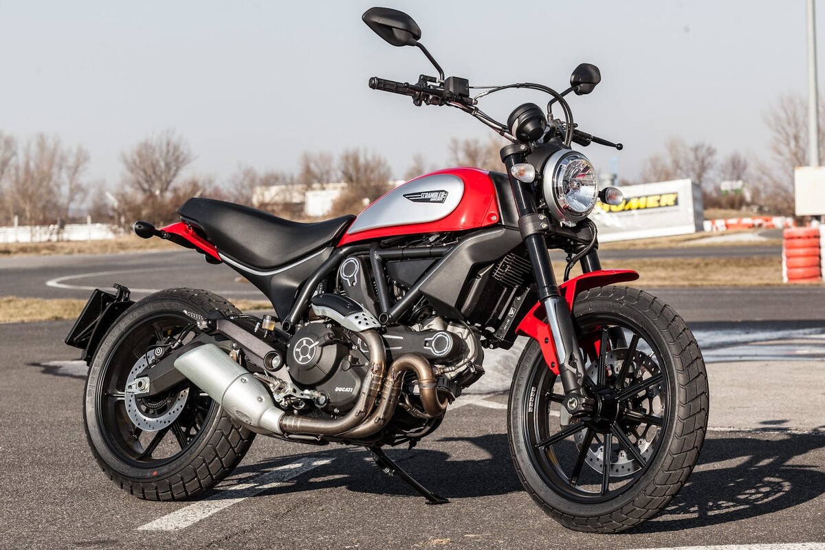 motos retrô Ducati Scrambler Icon