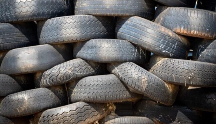 O que é feito com pneus velhos?