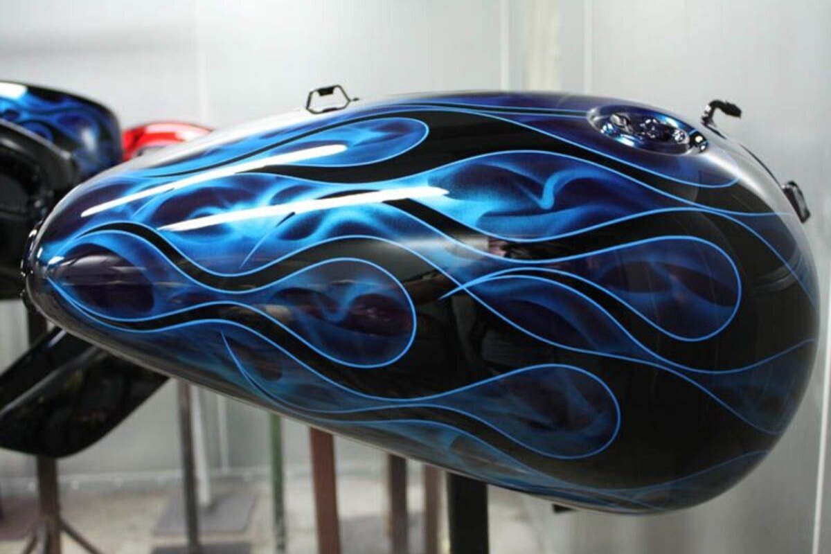 pintura de moto-