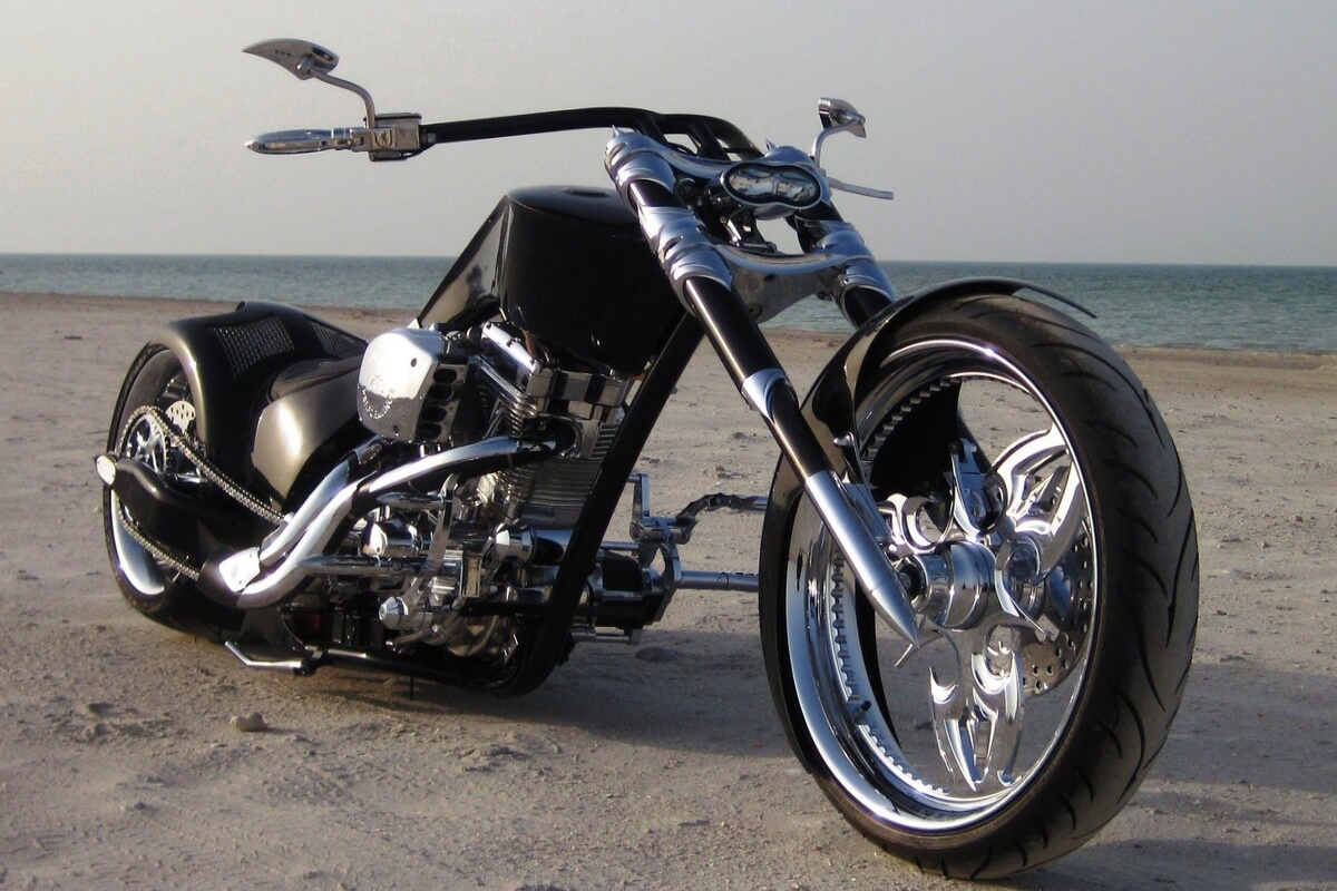 significado moto custom - chopper