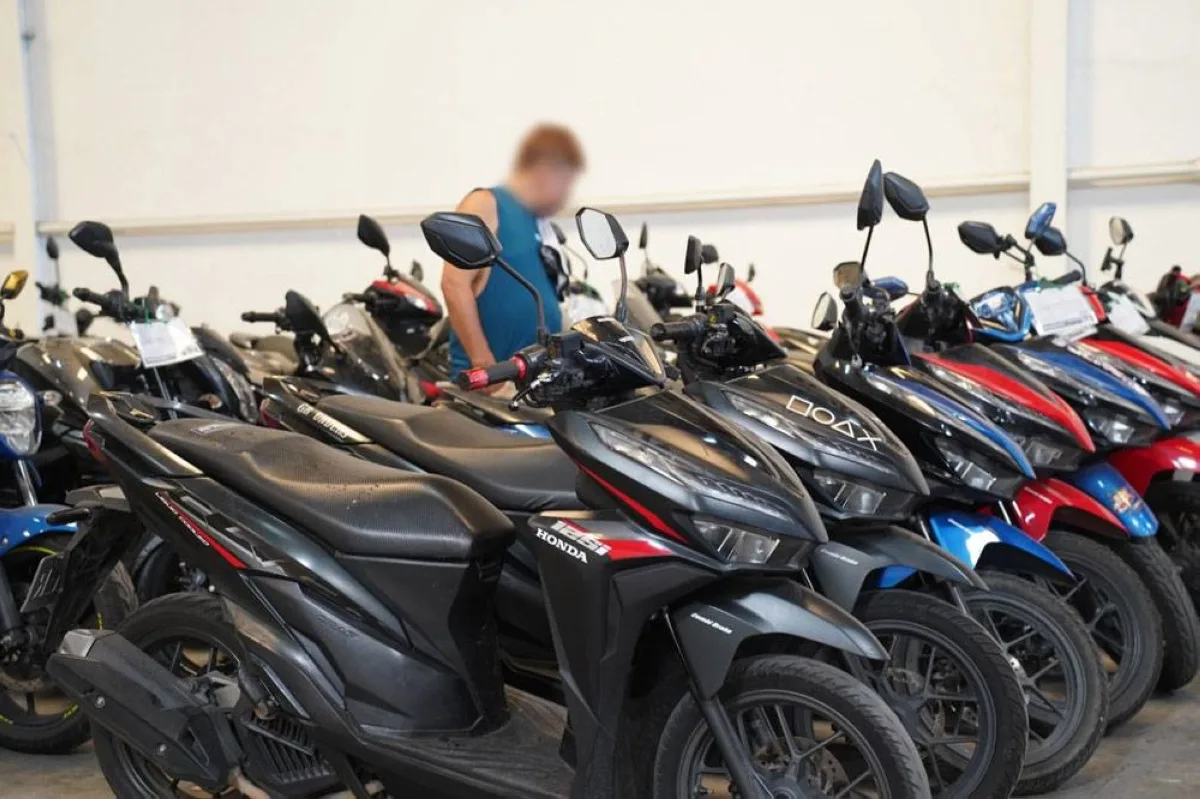 leilão de motos